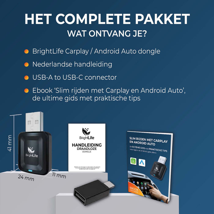 Complete pakket Carplay dongle