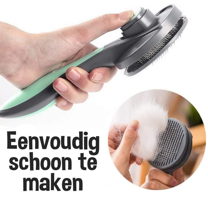 Kattenborstel - Hondenborstel - Slicker - Groen