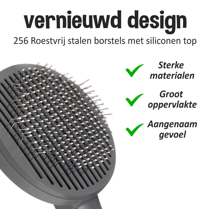 Kattenborstel - Hondenborstel - Slicker - Groen