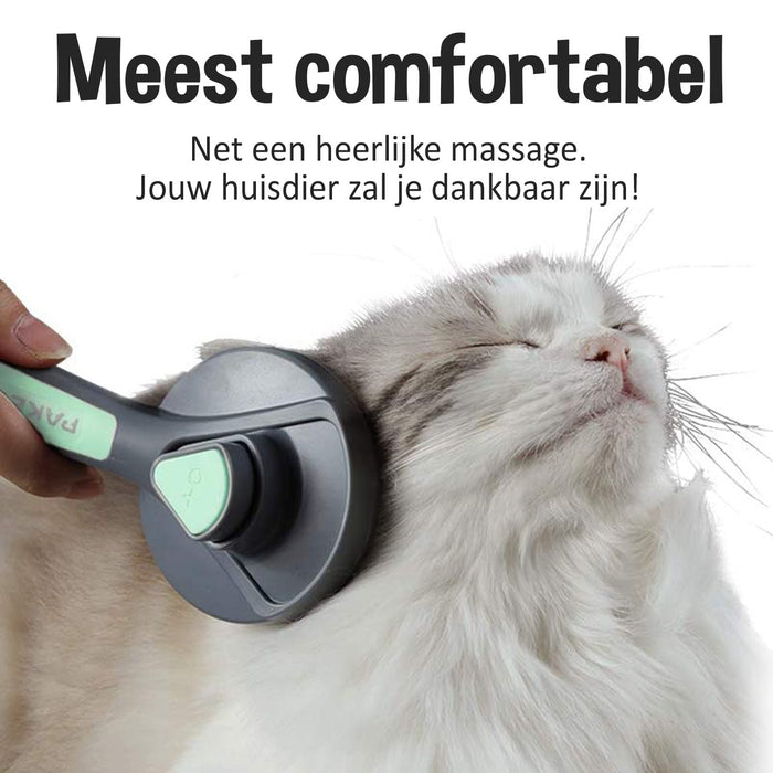 Kattenborstel - Hondenborstel - Slicker - Groen