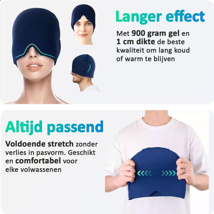 Migraine masker - Migraine muts - warmte en koude therapie