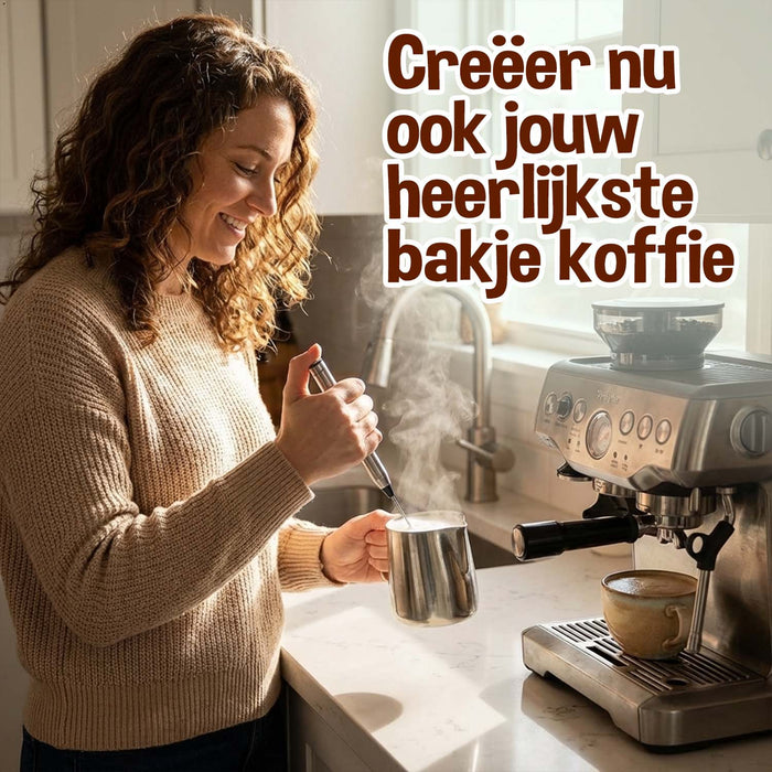 Melkopschuimer - Melkklopper - Compact - Op batterijen