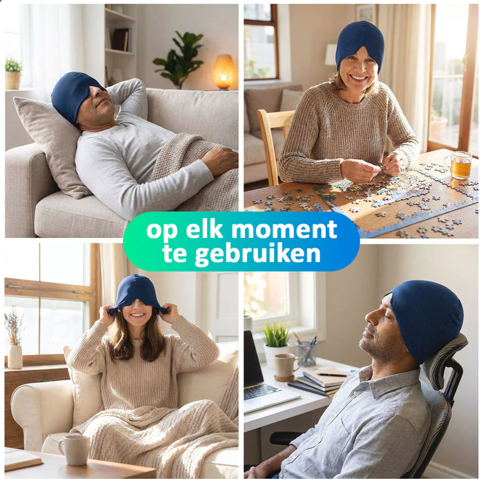 Migraine masker - Migraine muts - warmte en koude therapie