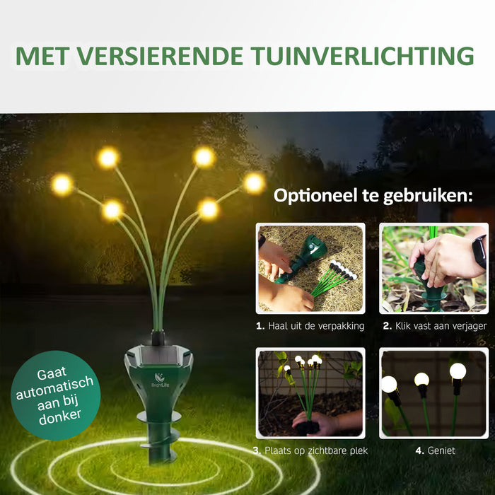 Mollenverjagers met Tuinverlichting