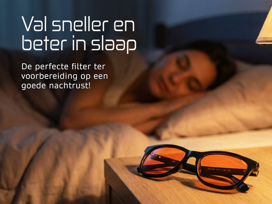 Relax Computerbril - Blauw licht filter bril - Geschikt voor 's avonds