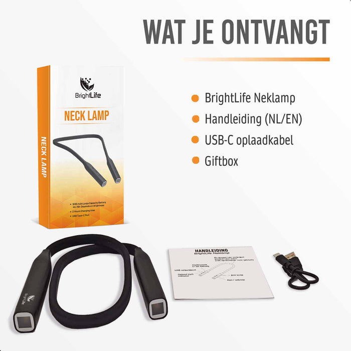 Oplaadbare nekleeslamp, 3 kleuren, leeslamp naast het bed, LED, opvouwbare arm Oplaadbare nekleeslamp, 3 kleuren, leeslamp naast het bed, LED, opvouwbare arm